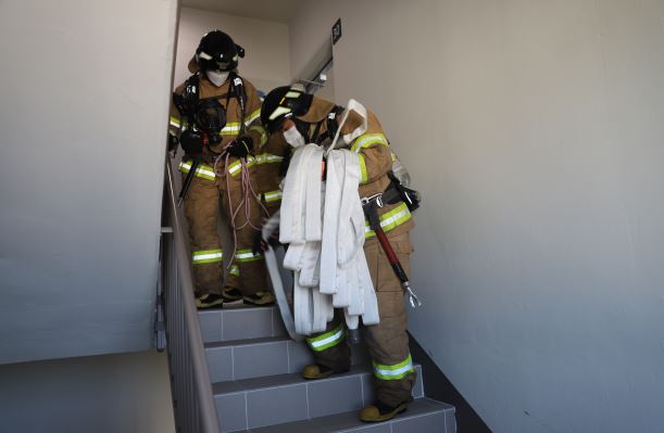 고층건축물 화재 대응 능력 향상 훈련 