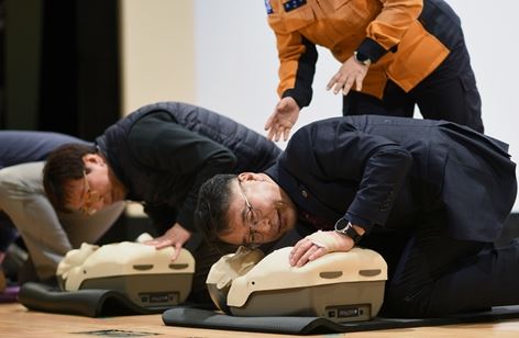 인천시설공단, 응급상황 대비 처치 훈련 실시