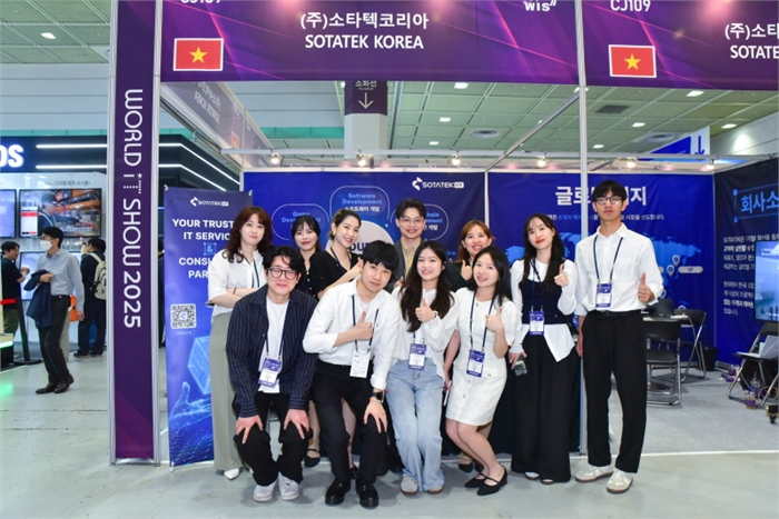 World IT Show 2025, SotaTek Korea 부스