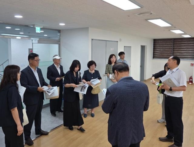 미추홀구 공약이행평가단, 주요 공약 추진 현장 점검 나서