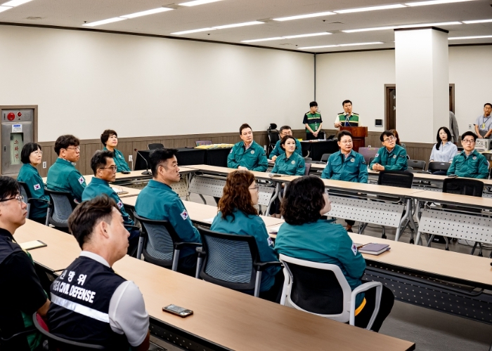 남양주시의회, 2025 을지연습 충무종합상황실 찾아 근무자 격려