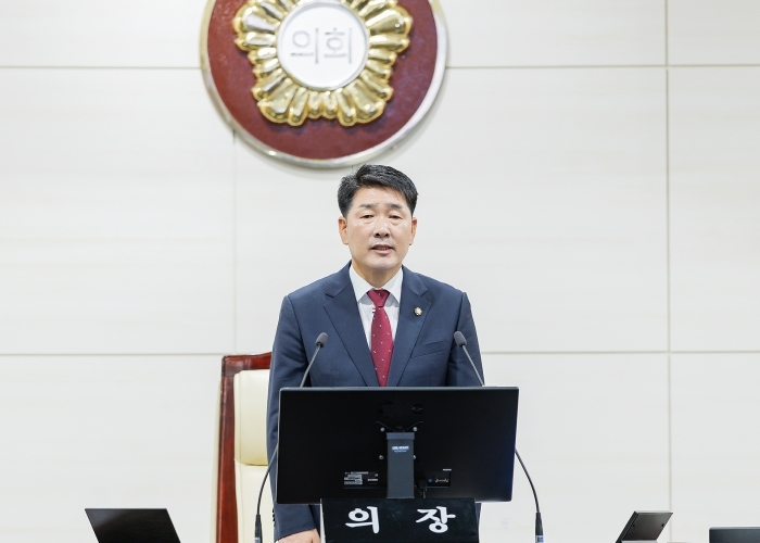 배정수 의장 제243회 임시회 2차 본회의 개의 선언