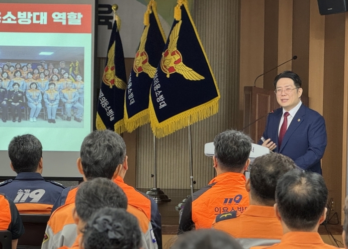 “의용소방대는 안전의 최전선” 김현석 경기도의원,과천 의용소방대 대상 특별강연 실시