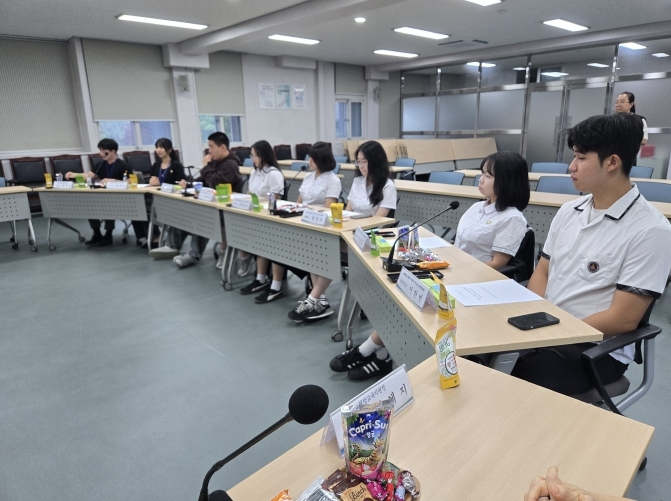 '교육장과 청소년이 함께 그리는 평창의 교육 미래' 간담회 개최