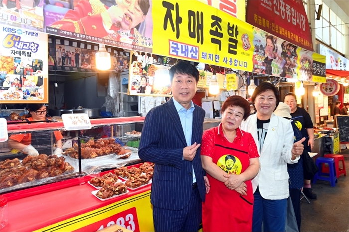 차준택 부평구청장, 추석 맞이 전통시장 방문