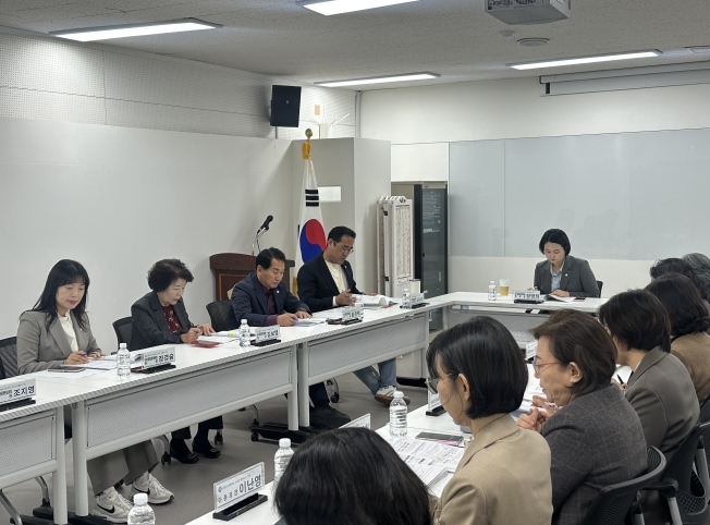 안양시의회 보사환경위원회 집행기관 현안사항 간담회