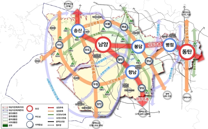 경기도， 2040년 화성 도시기본계획 승인
