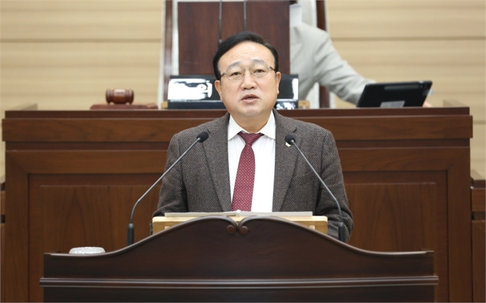 김학엽의원, 구정질문 통해 주민 생존권·건강권 보호 위한 명확한 철회 입장 요구