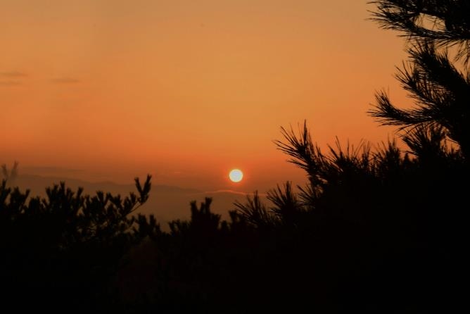 성남 판교마당바위 일출 (2024년 1월 1일 촬영)