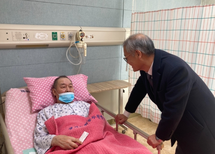 경기북부보훈지청, 요양병원 입원 보훈재가복지서비스 대상자 위문