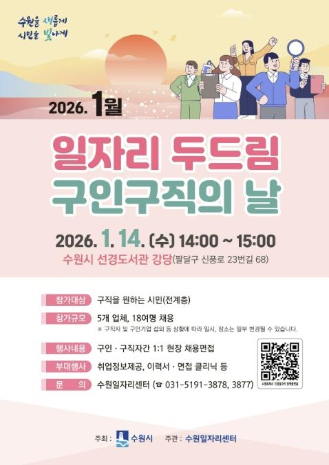 1월 ‘일자리 두드림’ 홍보물